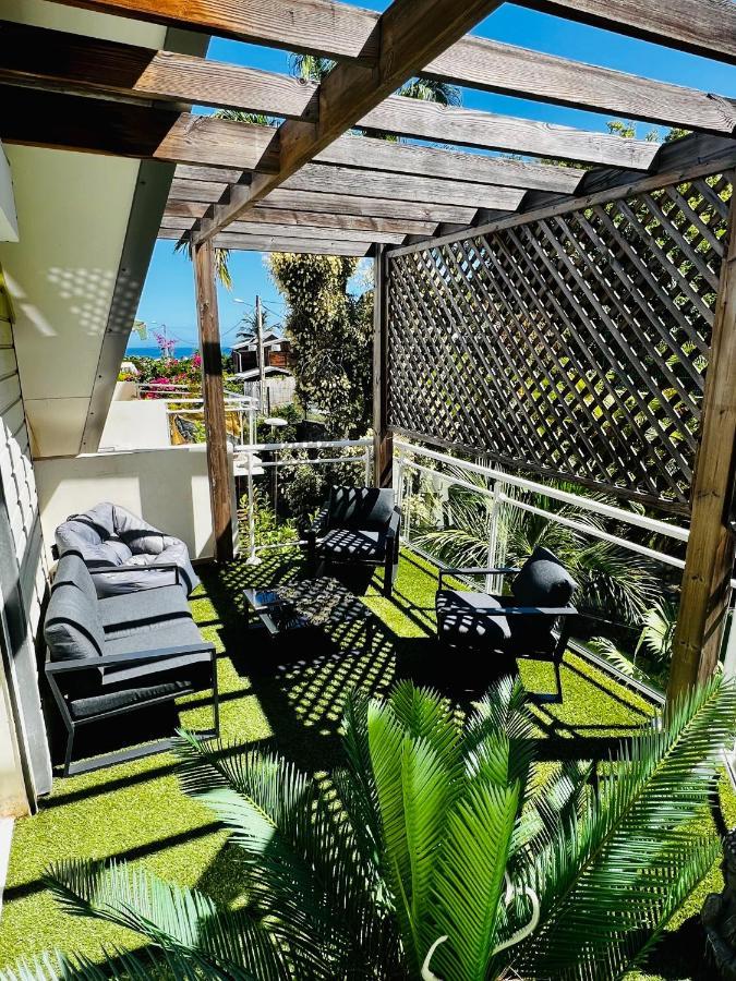 Appart. Avec Grande Terrasse Vue Ocean Appartement Saint-Gilles-les-Bains Buitenkant foto